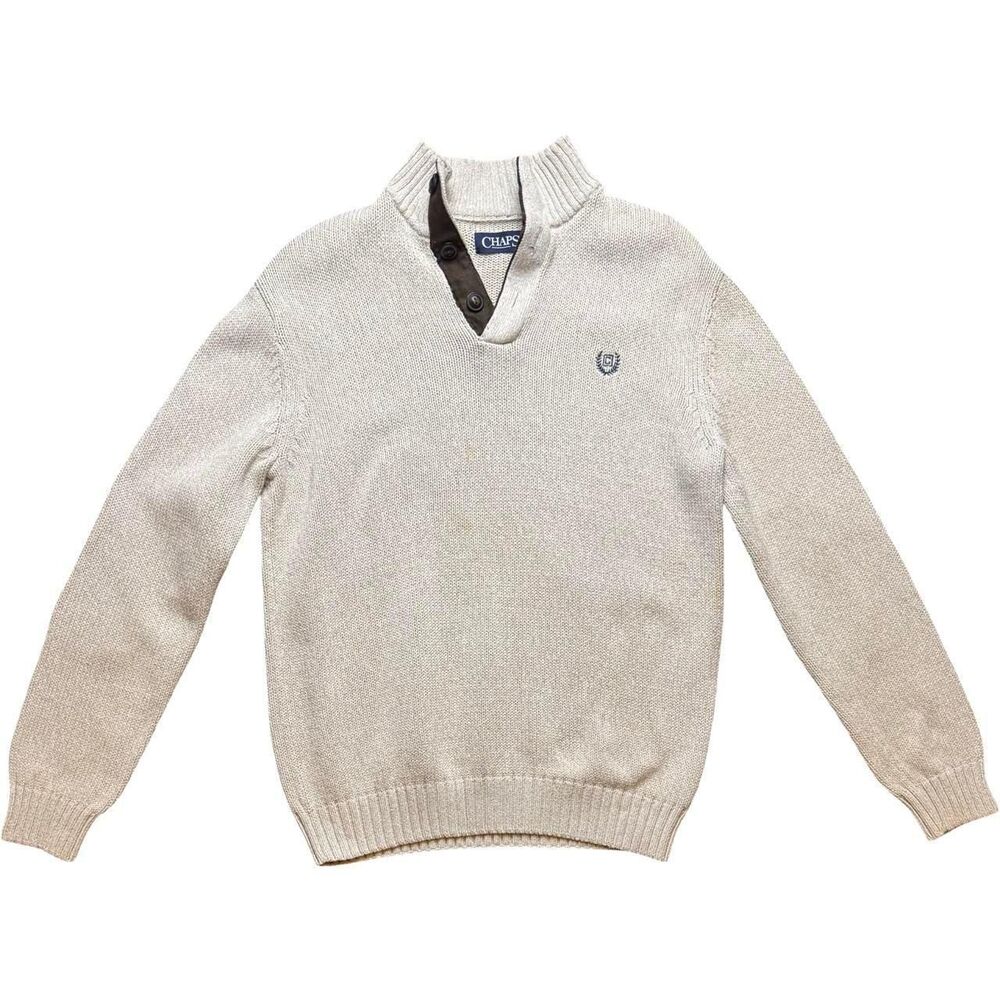 Chaps Men's Cream Jumper